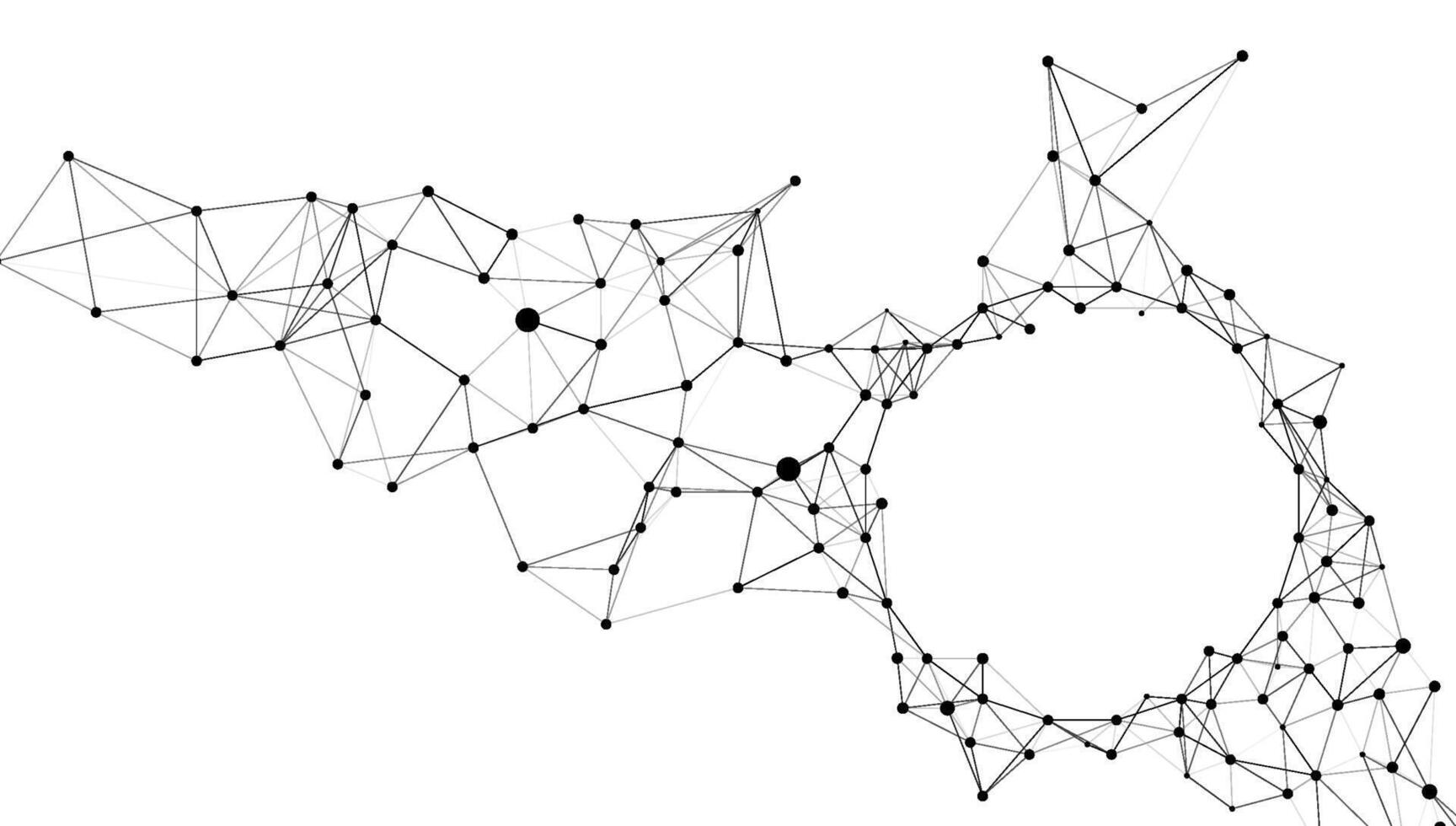 Abstract Digital Network Connections Technology Science Background vector
