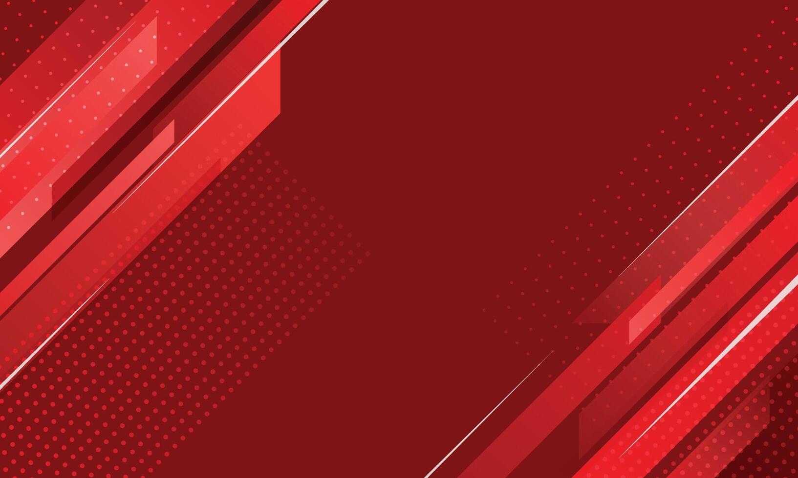 Modern abstract background in red with gradient diagonal lines vector