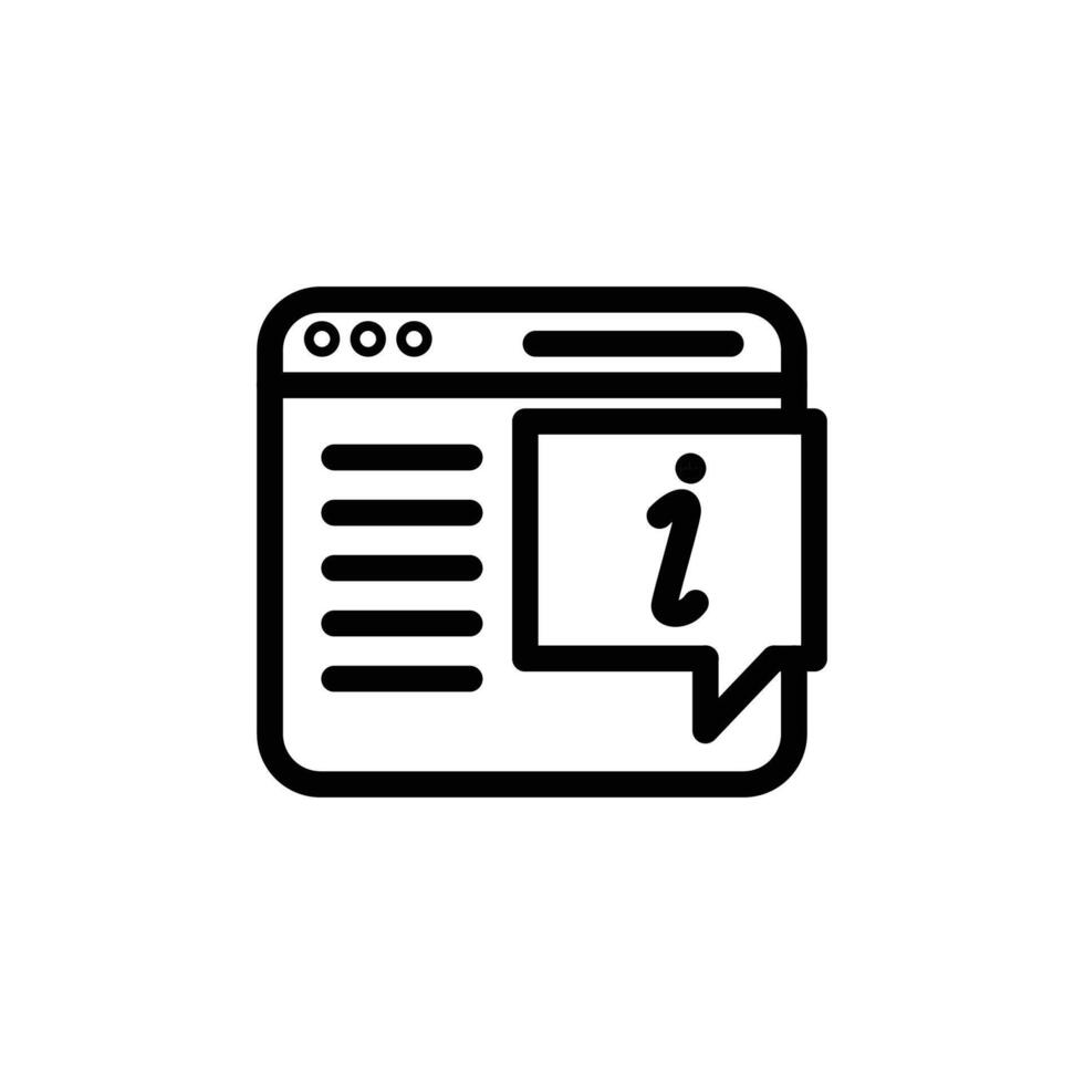 web support outline icon design good for web or mobile app vector