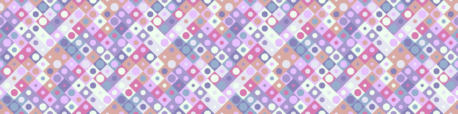 Abstract multicolored diagonal mosaic pattern background design vector