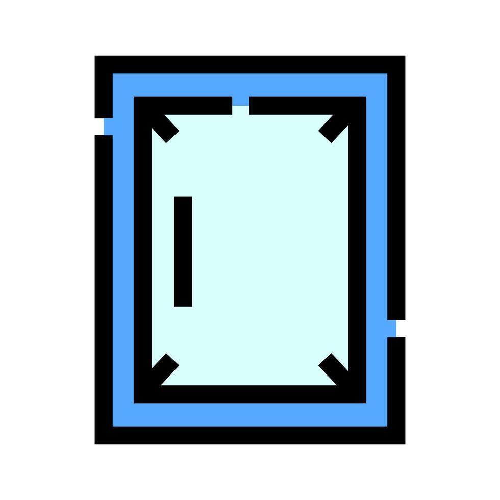 Resizing window icon expanding to full screen interface vector