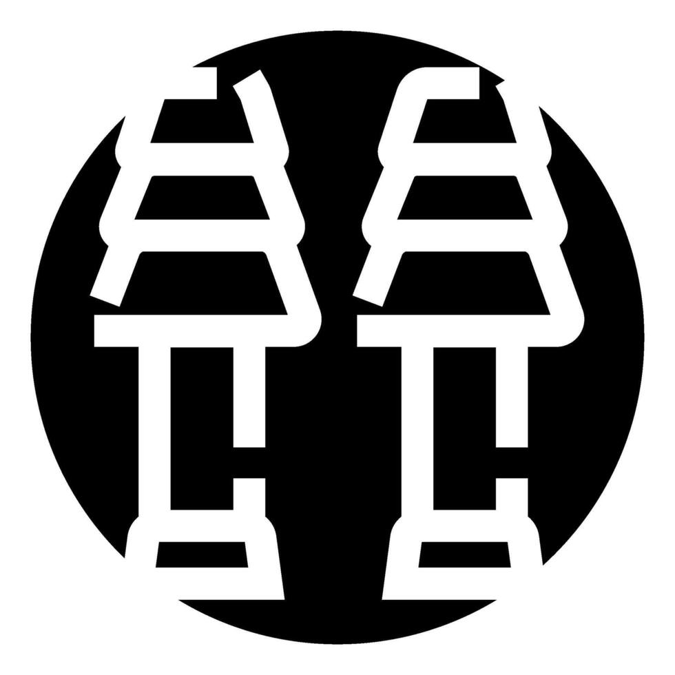 Electrical insulators generating and transmitting high voltage power vector