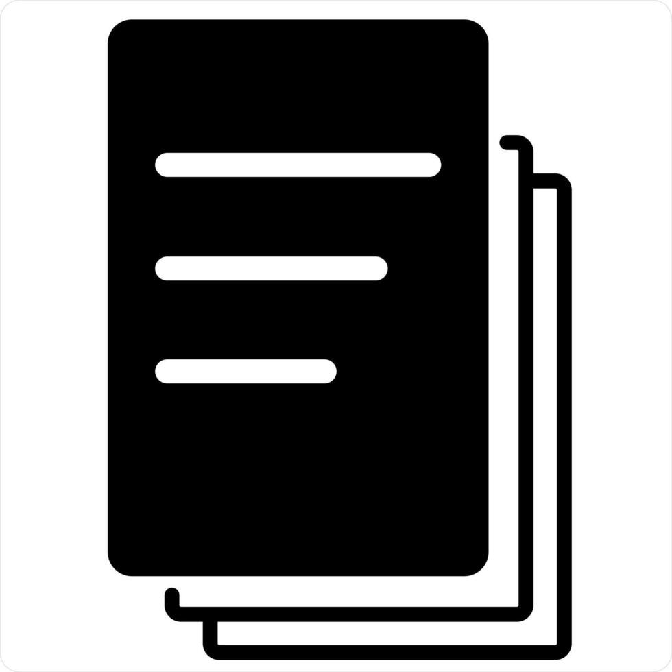 duplicar Copiar y crear icono concepto en negro línea color vector