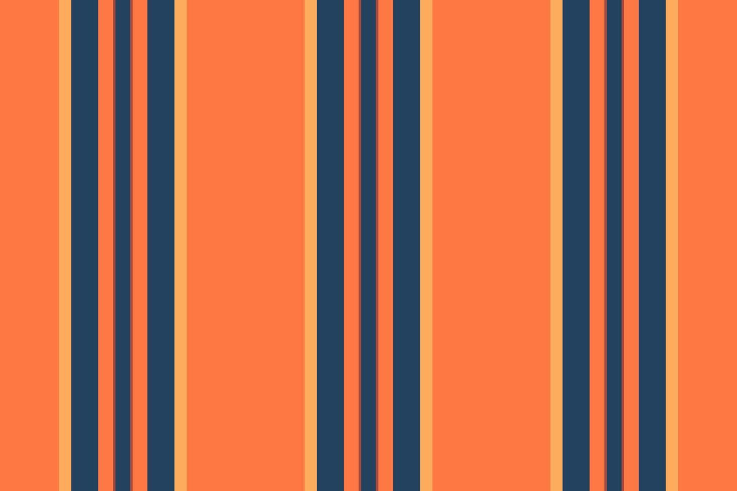 List pattern lines, britain seamless stripe background. Serene texture fabric textile vertical in orange and cyan colors. vector