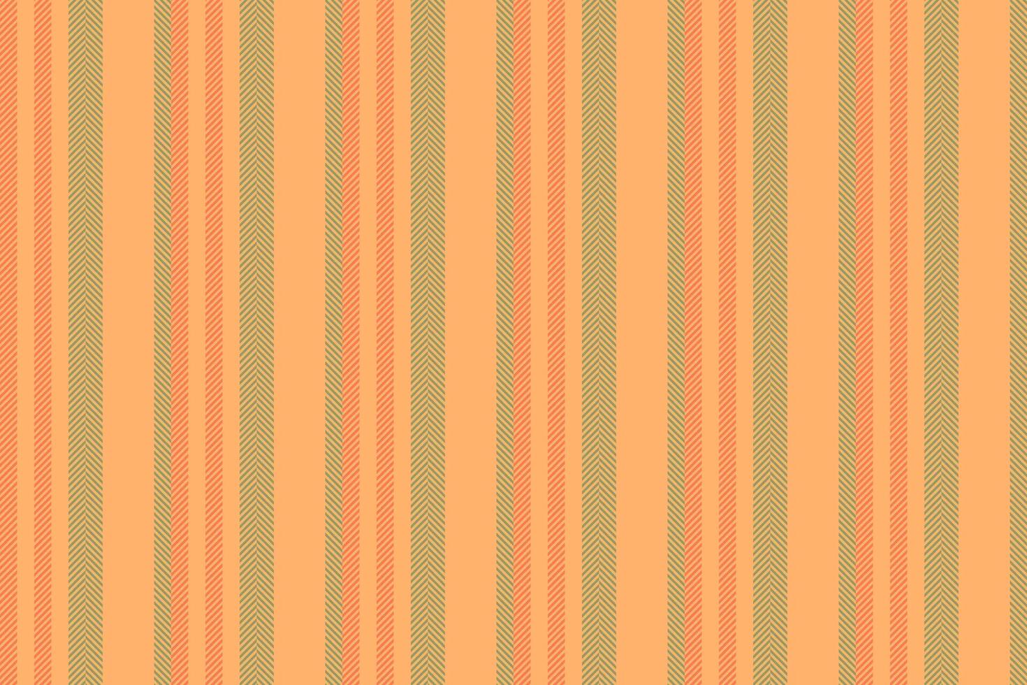 Tone textile lines, uk pattern fabric stripe. Celection background seamless texture vertical in orange and lime colors. vector