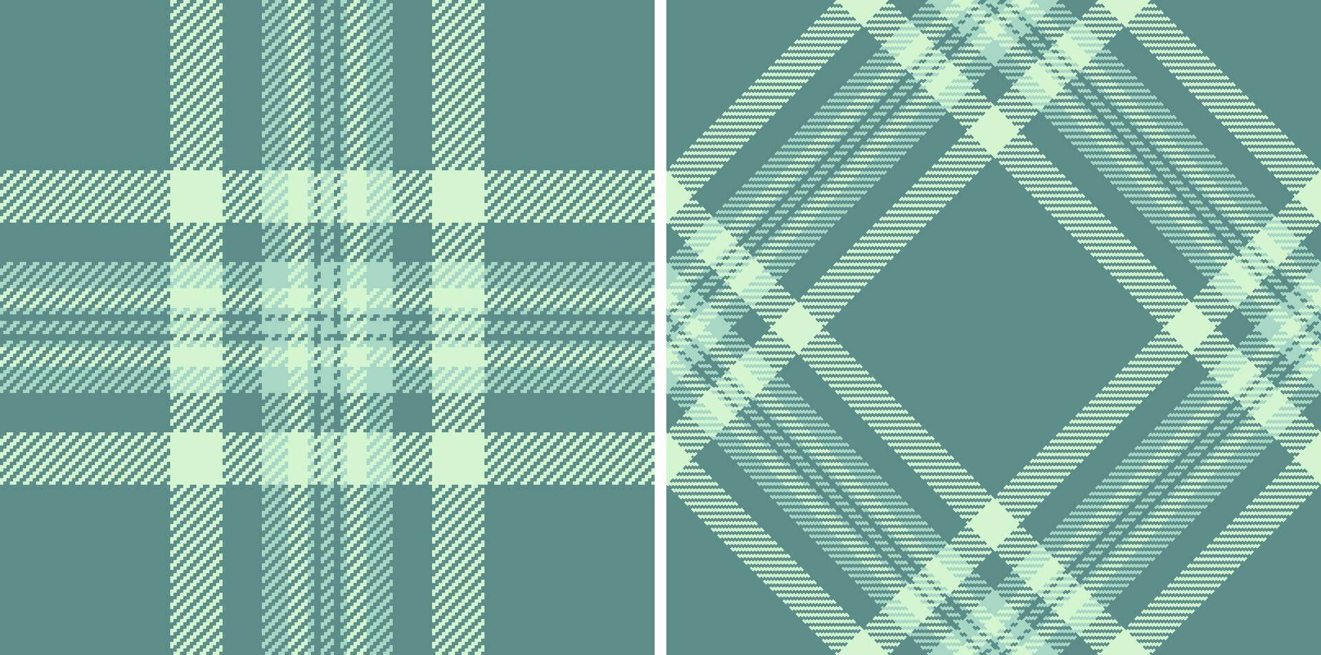 Texture seamless fabric of pattern check with a plaid background tartan textile. Set in nature colors for graphic design detailed editable swatch. vector