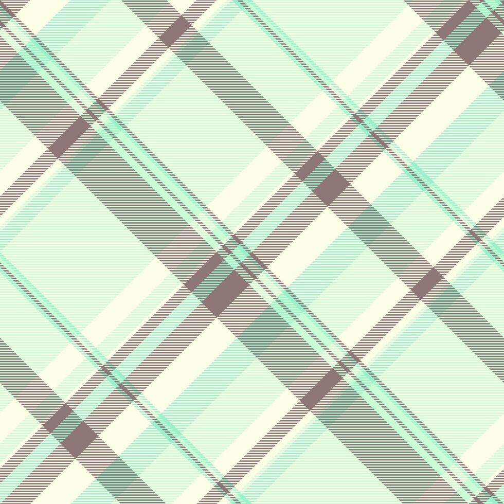 Soft, seamless tartan pattern in pastel shades. Ideal for backgrounds, textiles, or creative projects needing a subtle, elegant touch. Versatile, stylish, and modern. vector