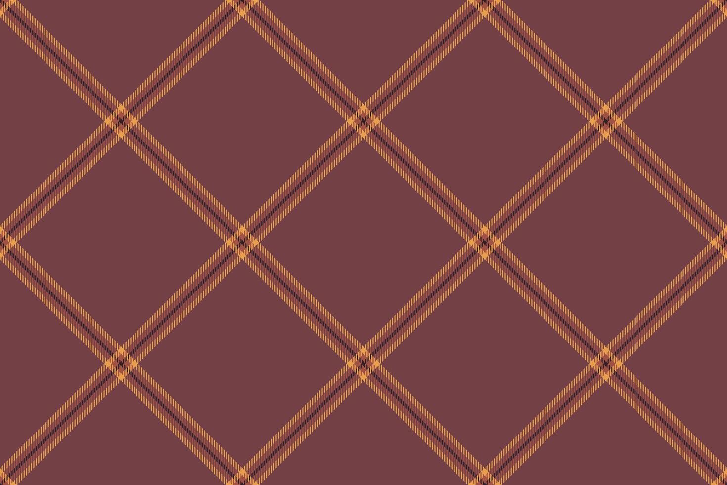 elegante tartán modelo presentando intersectando líneas en un calentar color paleta. utilizar para textiles, antecedentes, vestir, y creativo proyectos necesitando un toque de tradición. vector