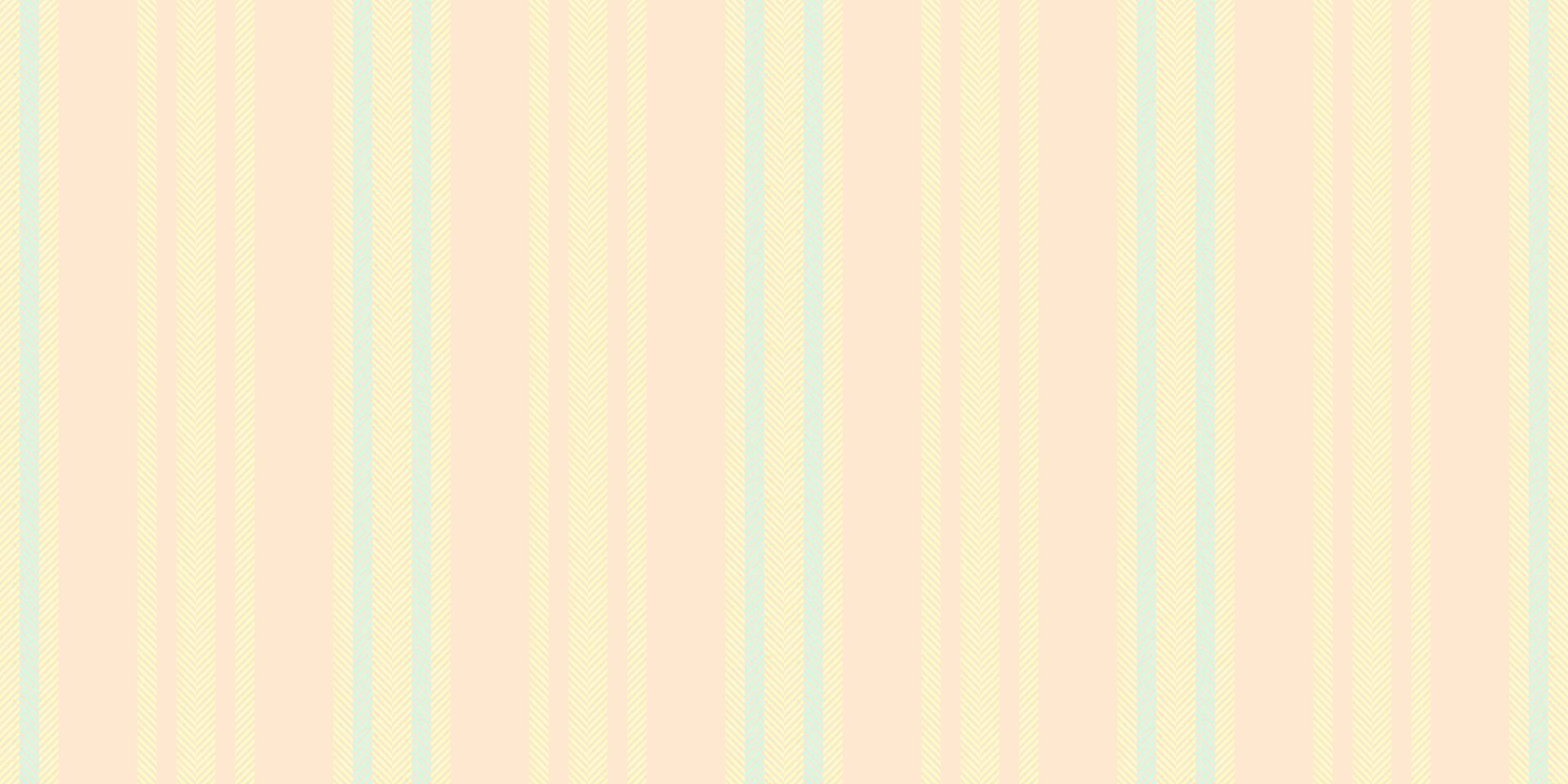 Pample seamless stripe fabric, picnic textile vertical pattern. Bcrapbooking texture lines background in blanched almond and light colors. vector
