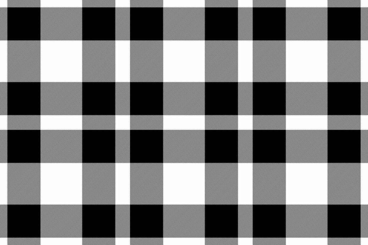 Classic black and white plaid pattern. Timeless, rustic design for backgrounds, textiles, or graphic projects. A versatile and stylish element vector