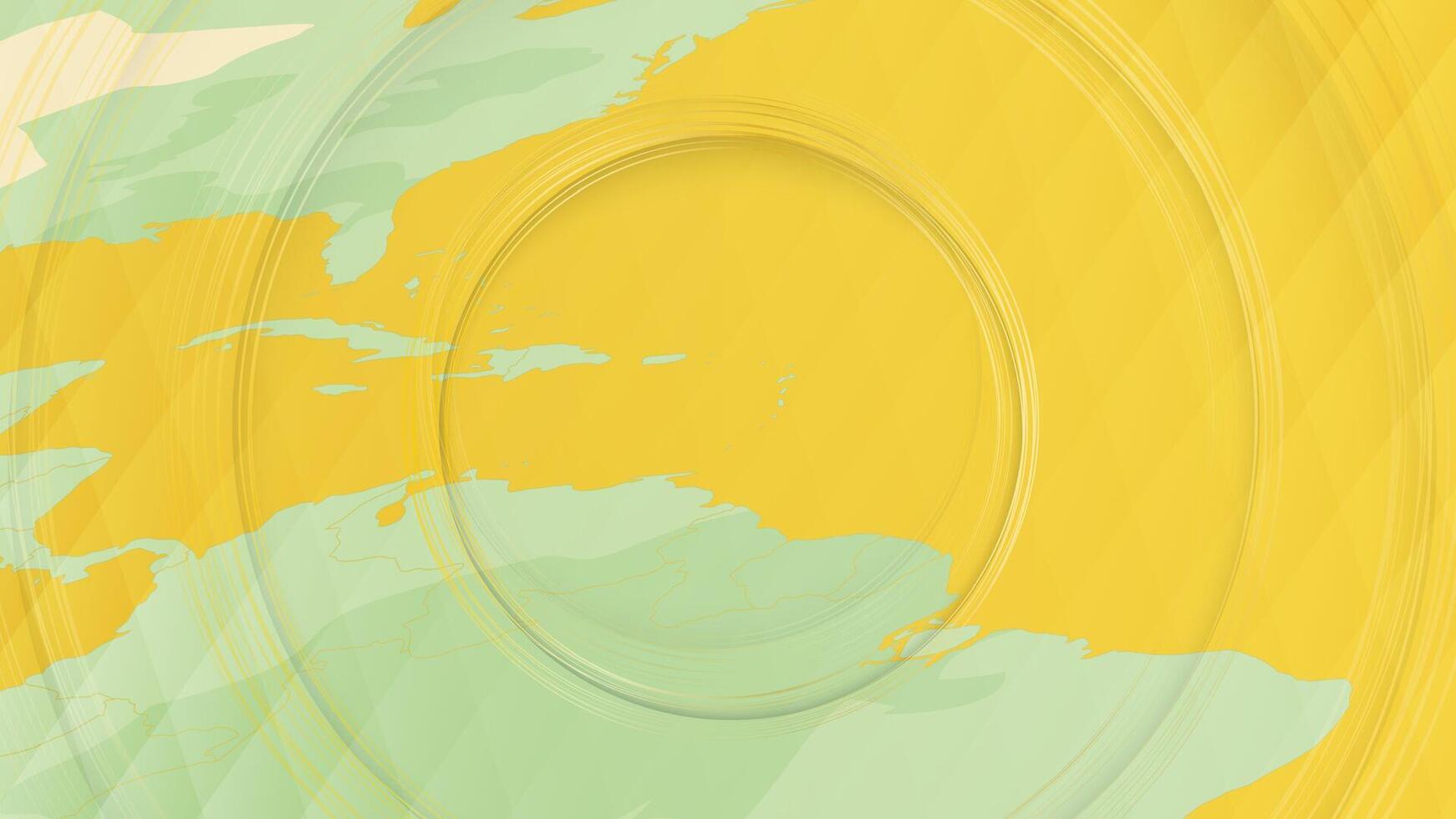 Abstract Map of Dominica and Surrounding Regions with Circular Patterns. vector