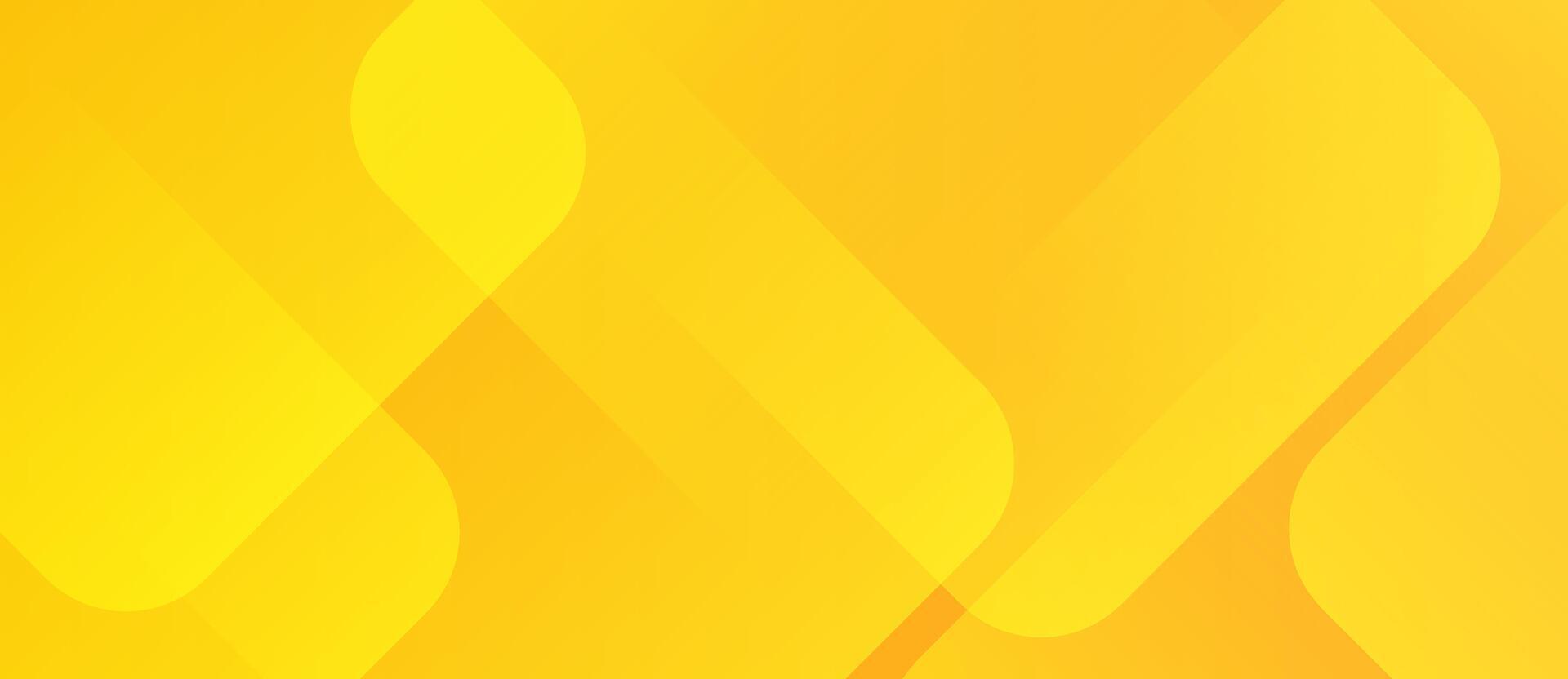 Bright yellow abstract background featuring soft geometric rectangles and gradients, delivering a cheerful, modern, and vibrant look. vector