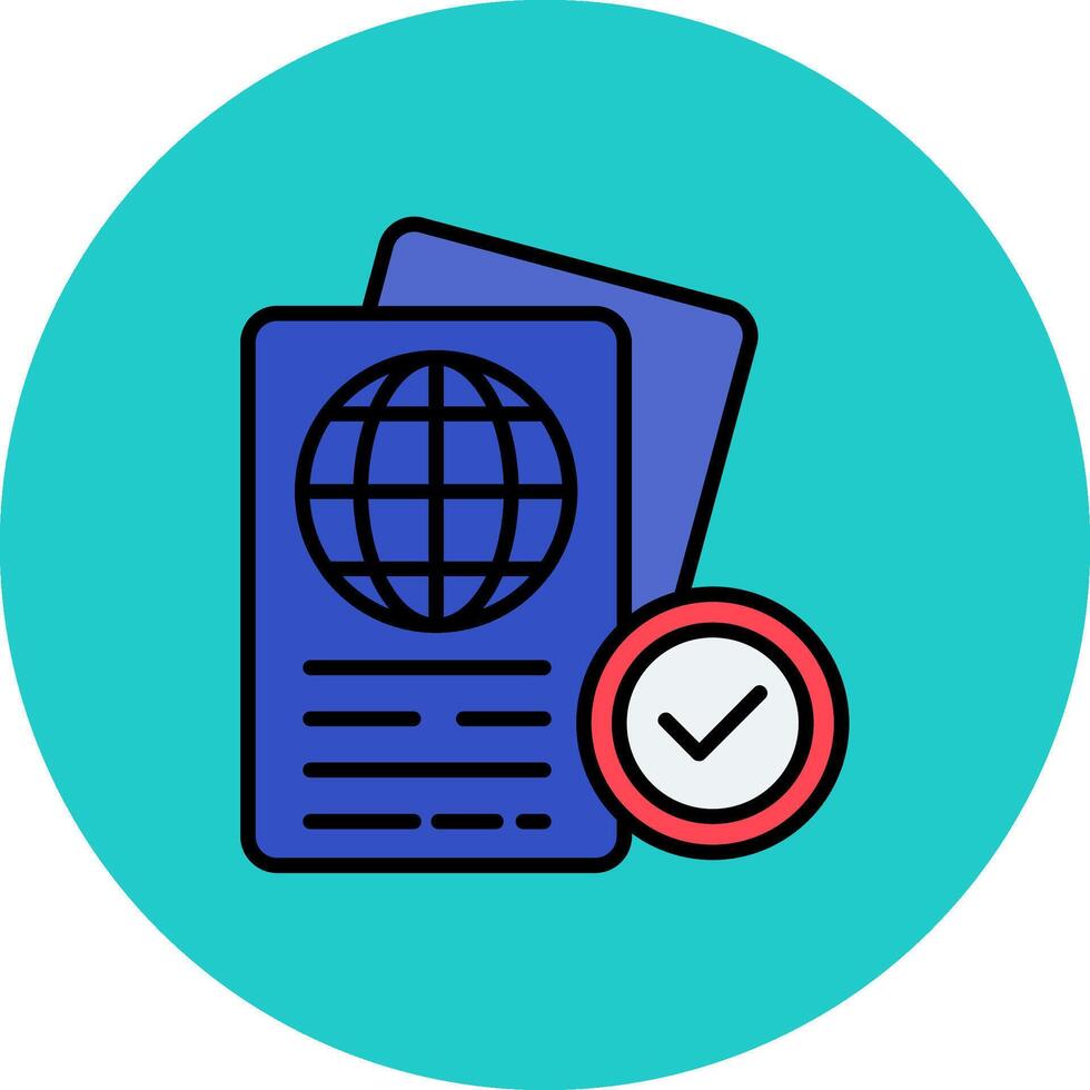 Passport Control Sharp Tone Unit vector