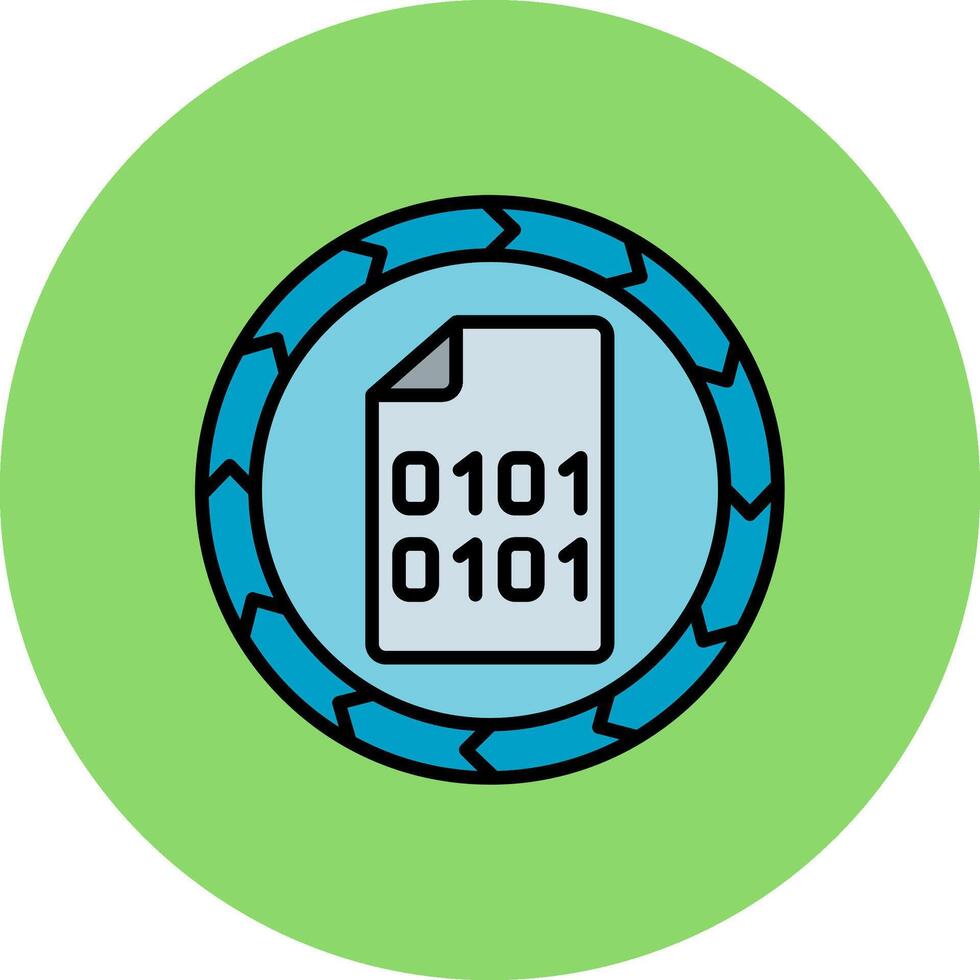 Data Abstract Pattern Block vector