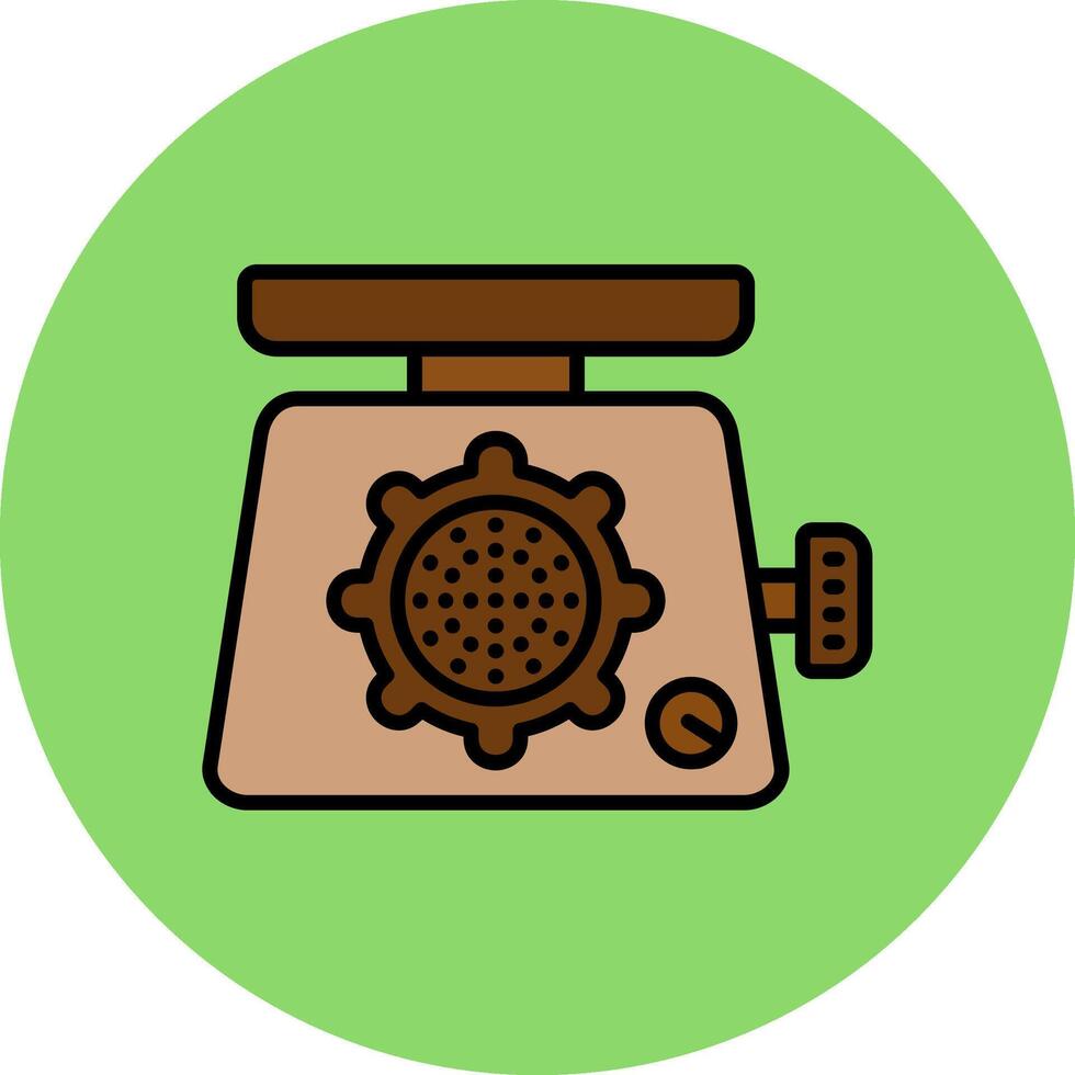 Grinder Abstract Pattern Block vector