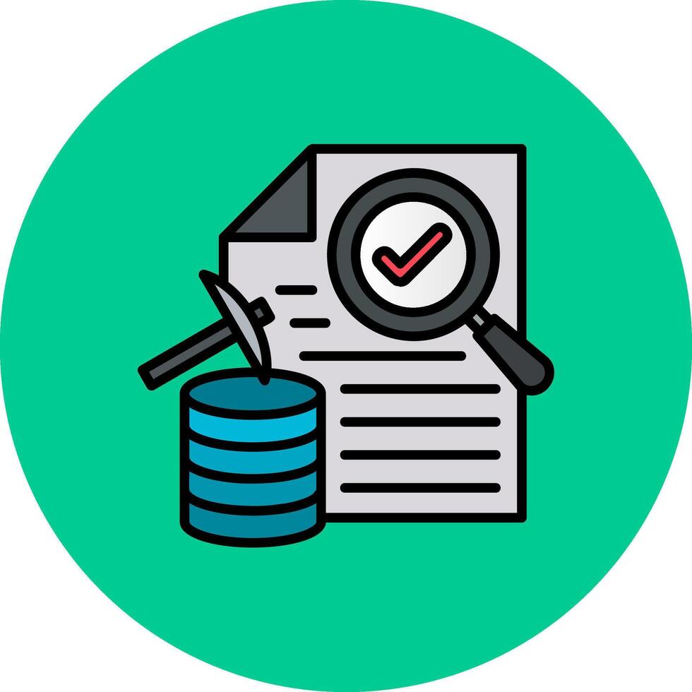Text Mining High-Tech Shape Pattern vector