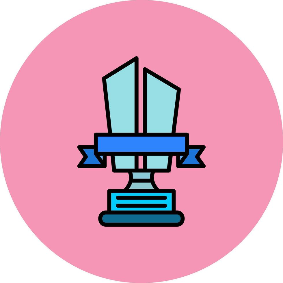 Trophy Cup Dynamic Color Fragment vector