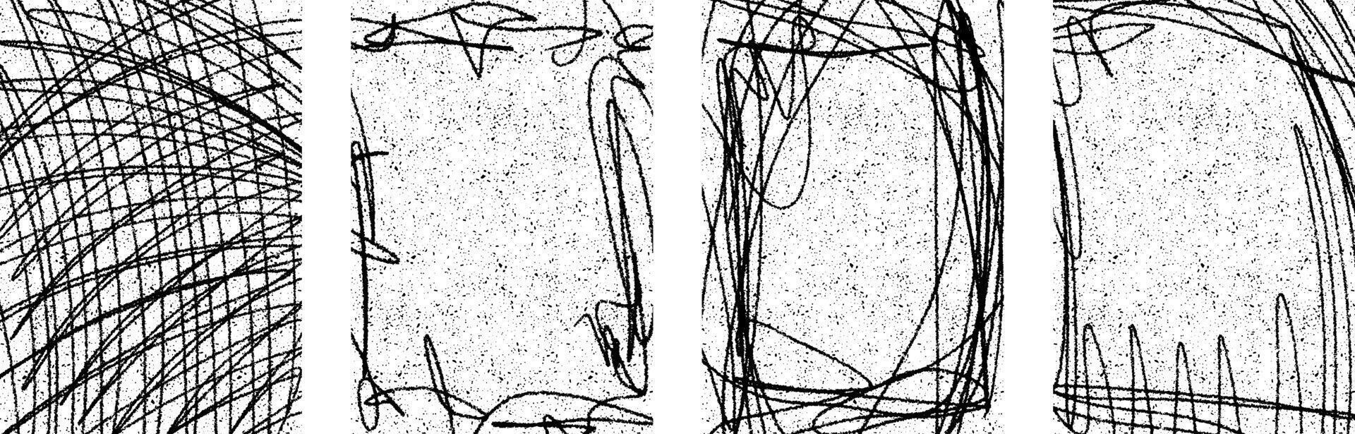 Abstract grunge rectangular frames collection 74546718 Vector Art at ...
