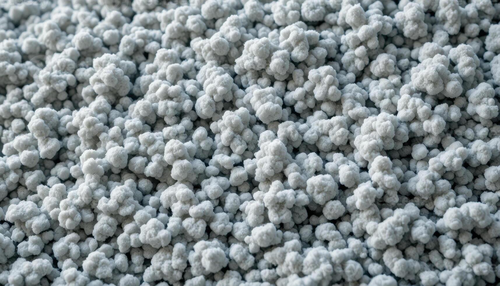 Close-up View of a Textured Surface With Small Spherical Particles in Gray Color photo