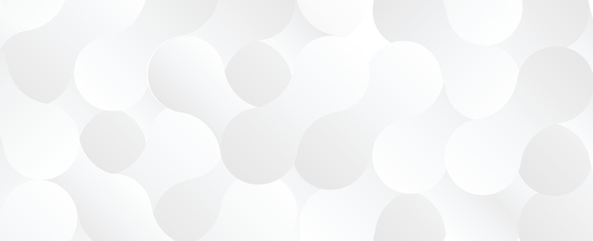 Metaballs shapes abstract geometric on white background vector