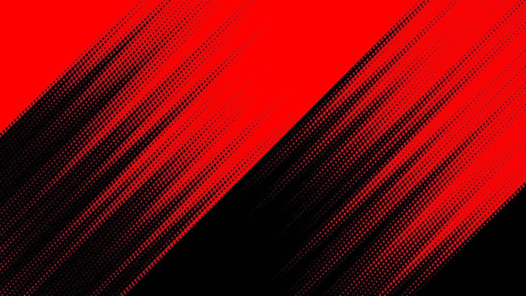 Halftone dots in red with grunge gradient texture. Modern pop art comic style modern background, ideal for sporty layouts and energetic visual concepts vector