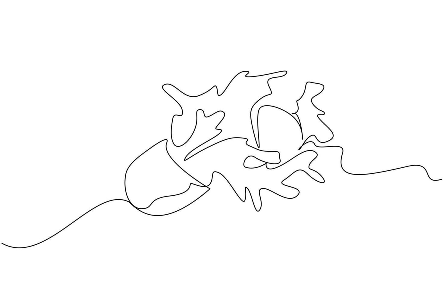 Single continuous line drawing kiwi cut into 2 parts and the bottom part splashes juice. Fruit with a refreshing combination of sweet and sour. Fresh. Juice Splash. One line design vector