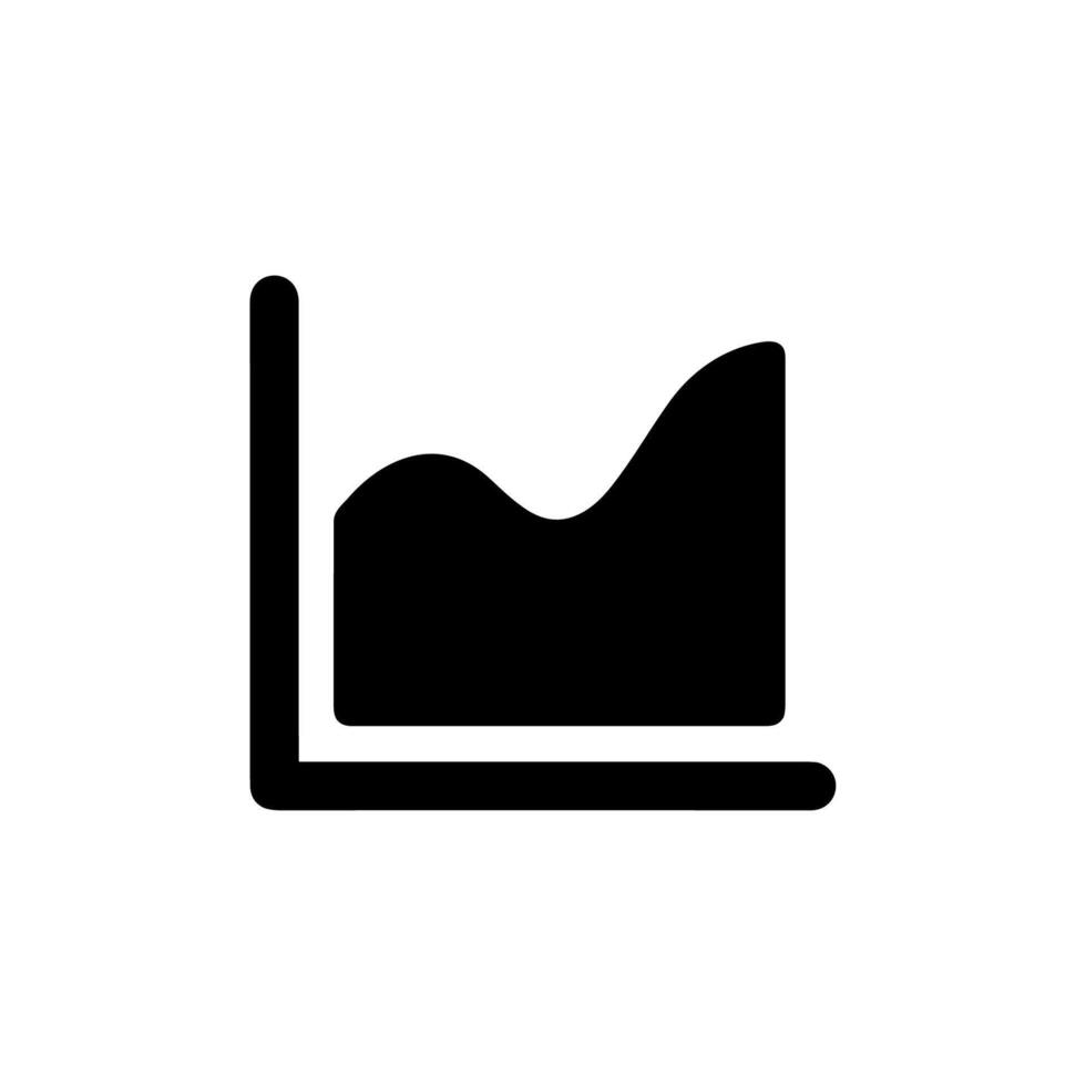 sencillo redondeado línea gráfico grafico datos información diagrama elemento vector