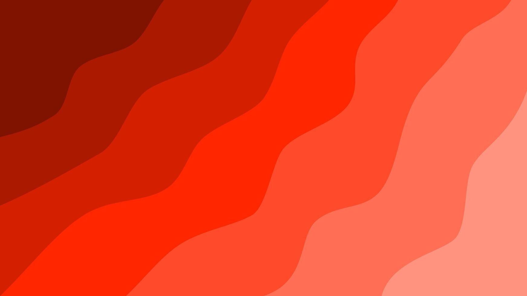 Red Wavy Abstract Gradient Background vector