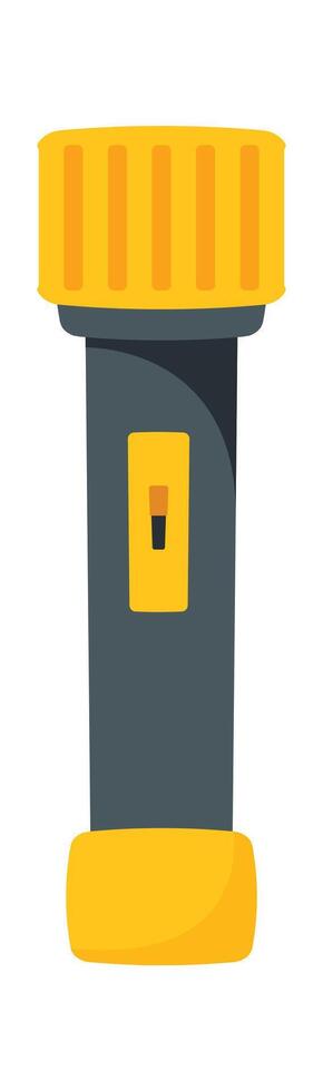 Flashlight object icon vector