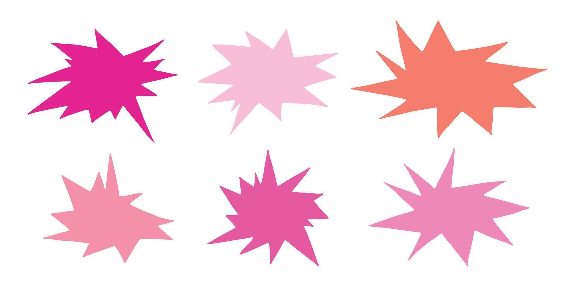 Set of hand drawn speech bubble Blank empty message box Textbox frame for banners, price tags, stickers, design textbox frame speak vector