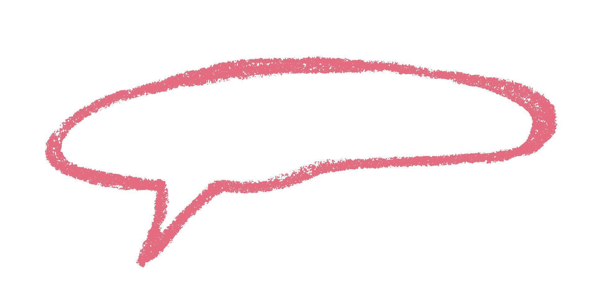 balloon frame speak Hand drawn speech bubble Blank empty message box Textbox frame for banners, price tags, stickers, design vector