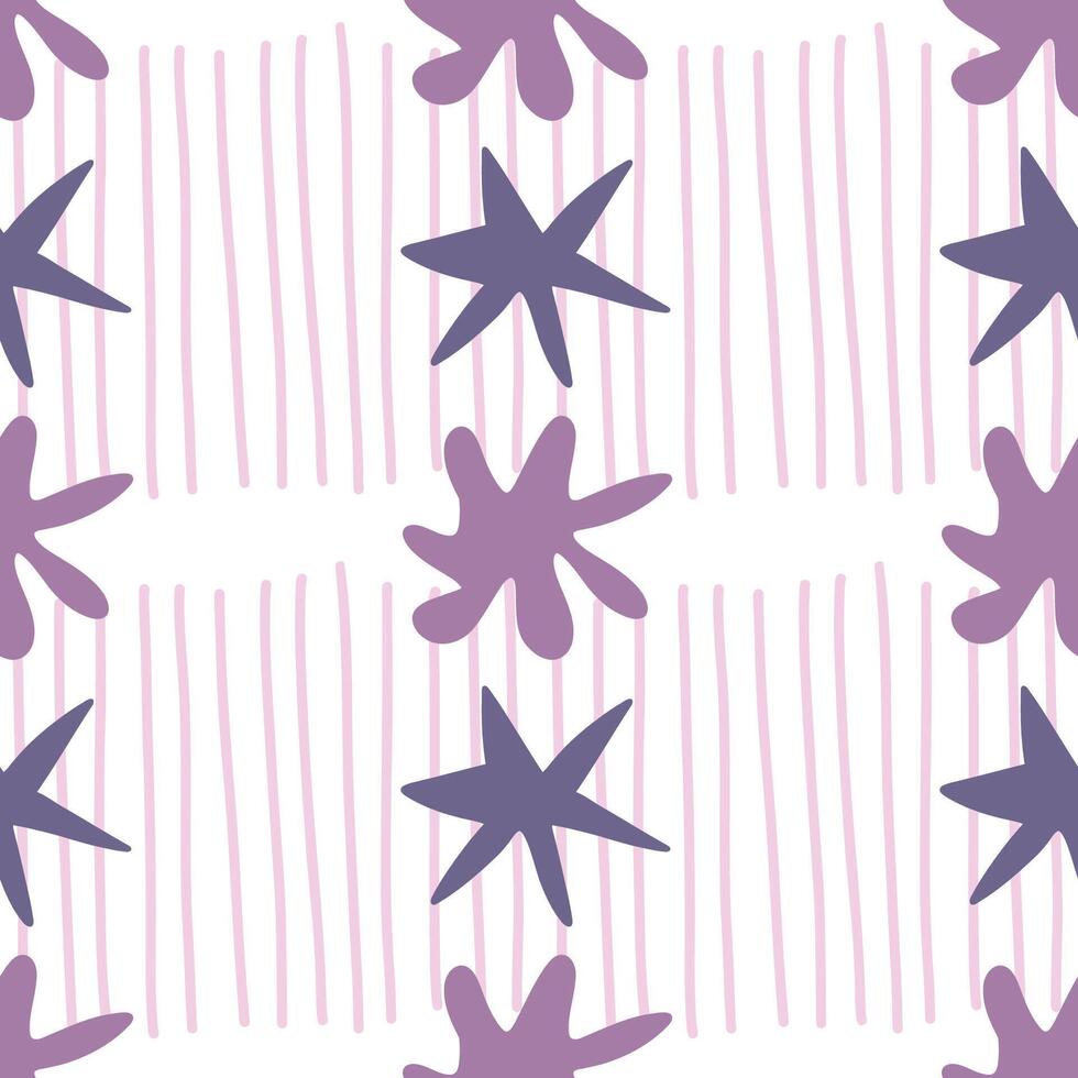 Spots, lines, dots. A seamless pattern of minimalist, trendy, hand-drawn abstract elements for your designs. vector