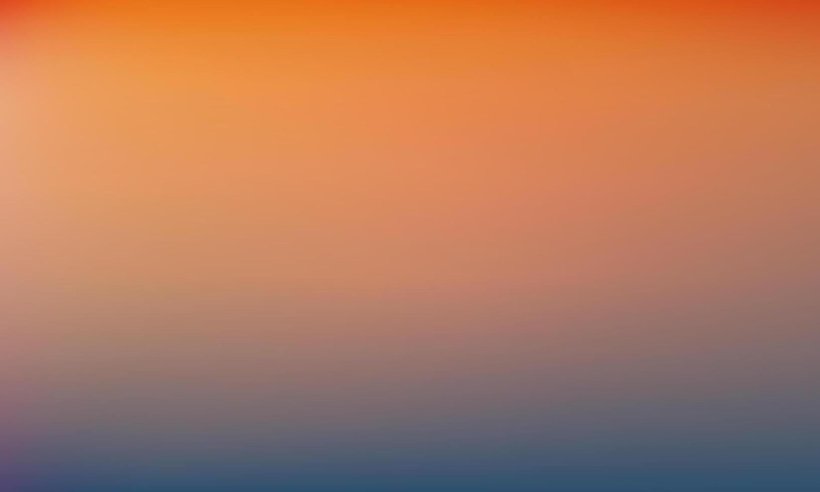 Orange and blue gradient background with smooth color blending. Abstract soft backdrop for graphic design, web banner, or presentation template vector