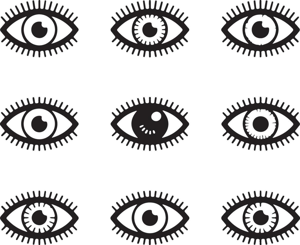 Flat and Outline Icons for Modern Interface Design vector