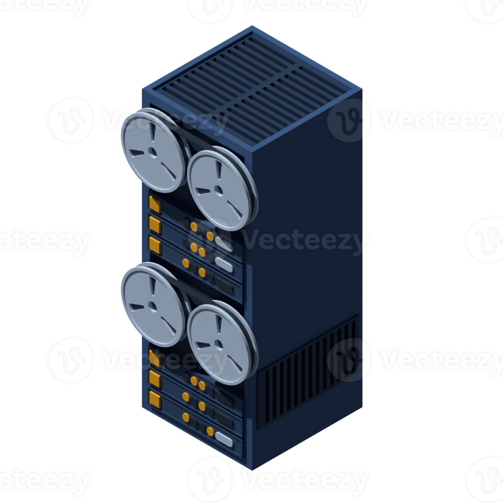 Isometric server rack. Isometric server. Server network equipment. Computer network technology. Isometric technology png