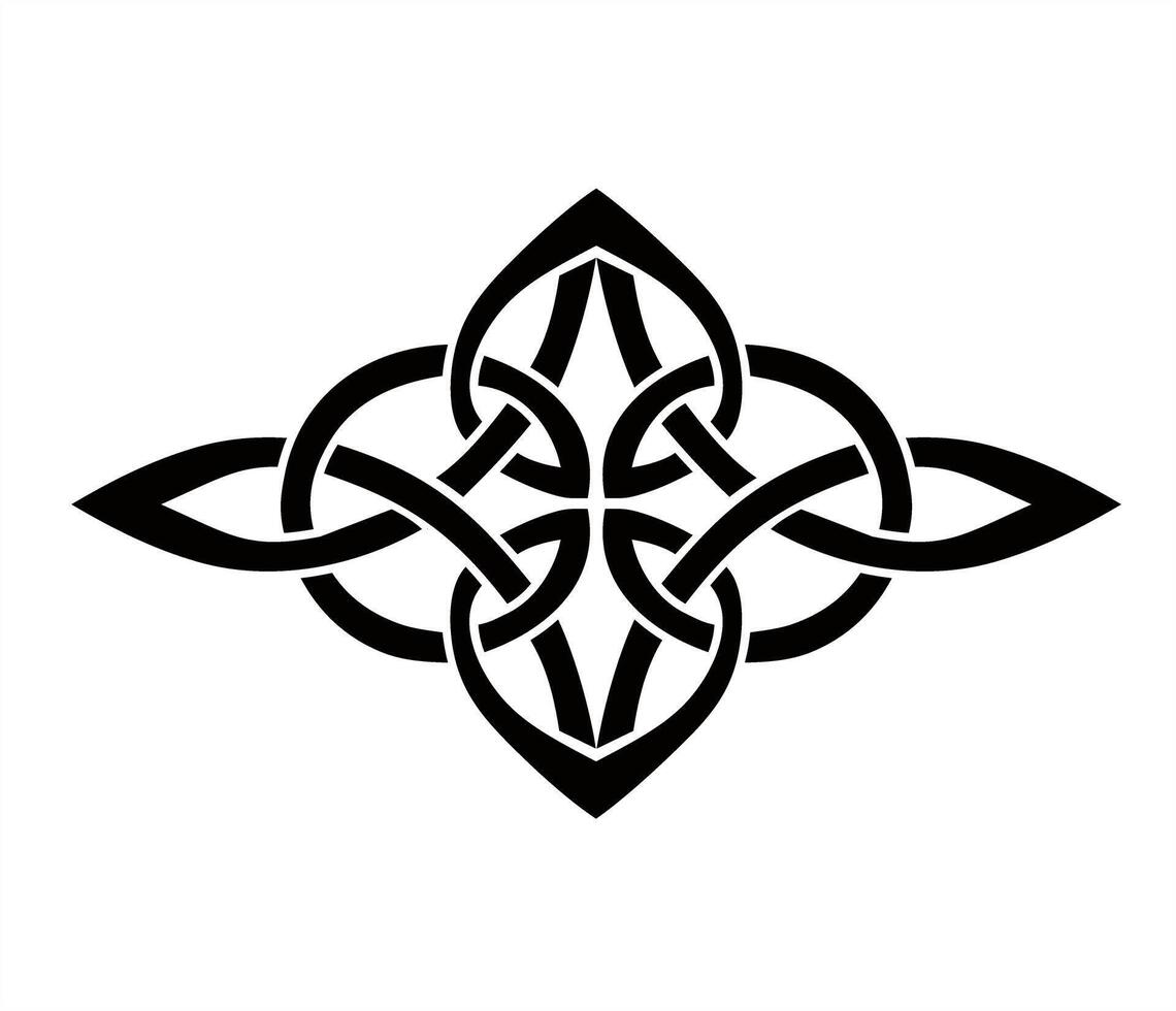 Celtic knots frame. Celtic or scandinavian ornament. Traditional medieval circular frame pattern illustration. Scandinavian Design, celtic pattern, white vector