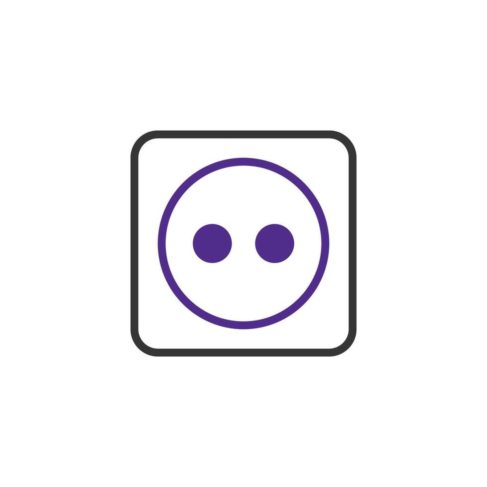 Simple laundry instruction symbol indicating tumble drying with moderate machine heat drying with vector