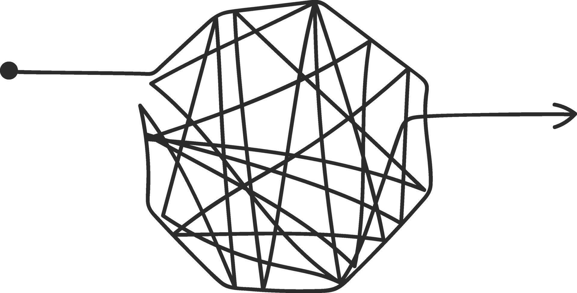 navegando complejo problema resolviendo, hallazgo sencillo solución camino vector