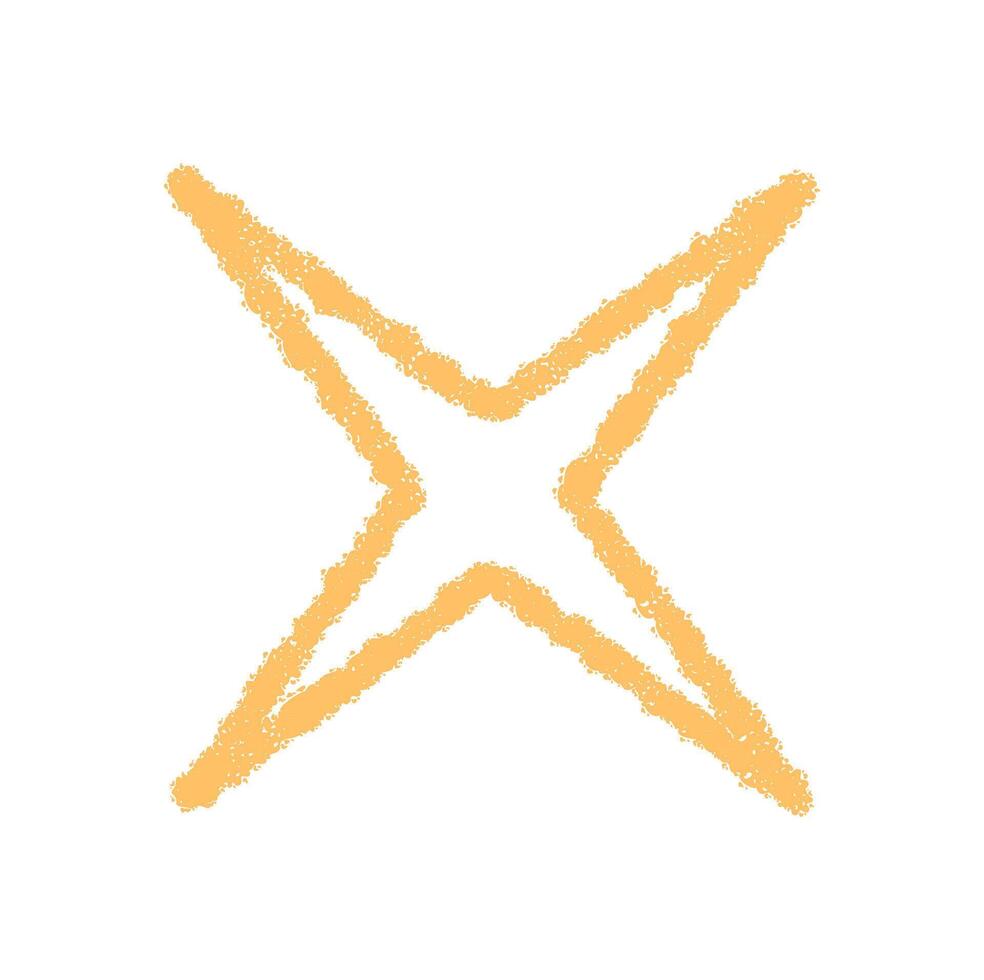 Chalk outline firework star with glowing burst in a magic style. Sparkle and pattern element form a festive celebration, yellow glow adds bright spark. Perfect for celebration visuals and patterned vector