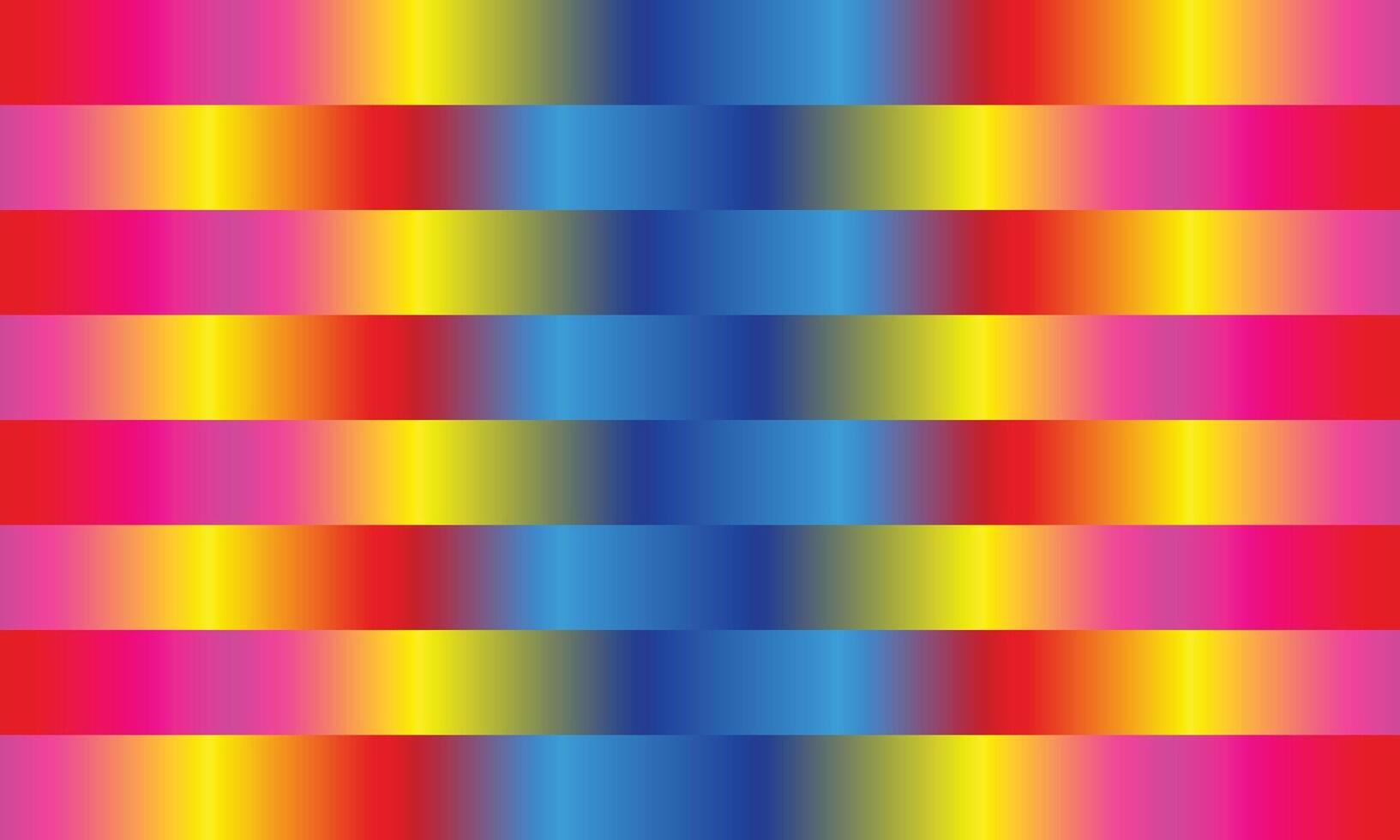 Vibrant Gradient Horizontal Stripes. Colorful horizontal gradient stripes with smooth transition for modern design vector