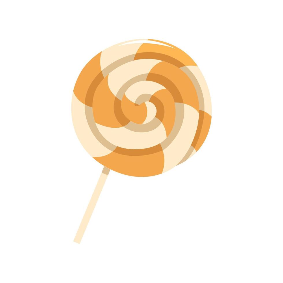 Lollipop element object for design, cute style with soft color vector