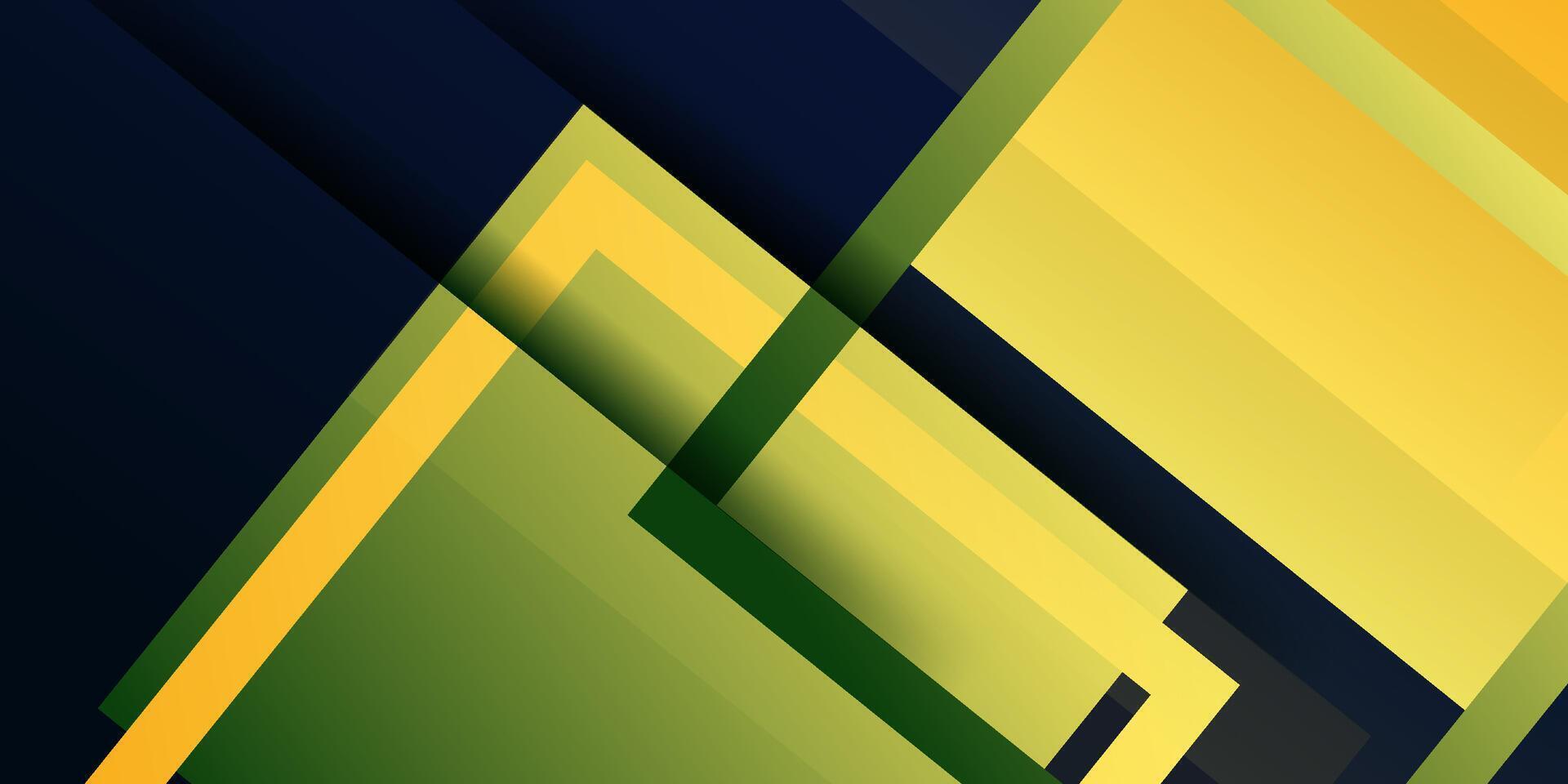 Abstract colorful gradient orange green background. Simple overlapping triangle pattern background. Eps10 vector