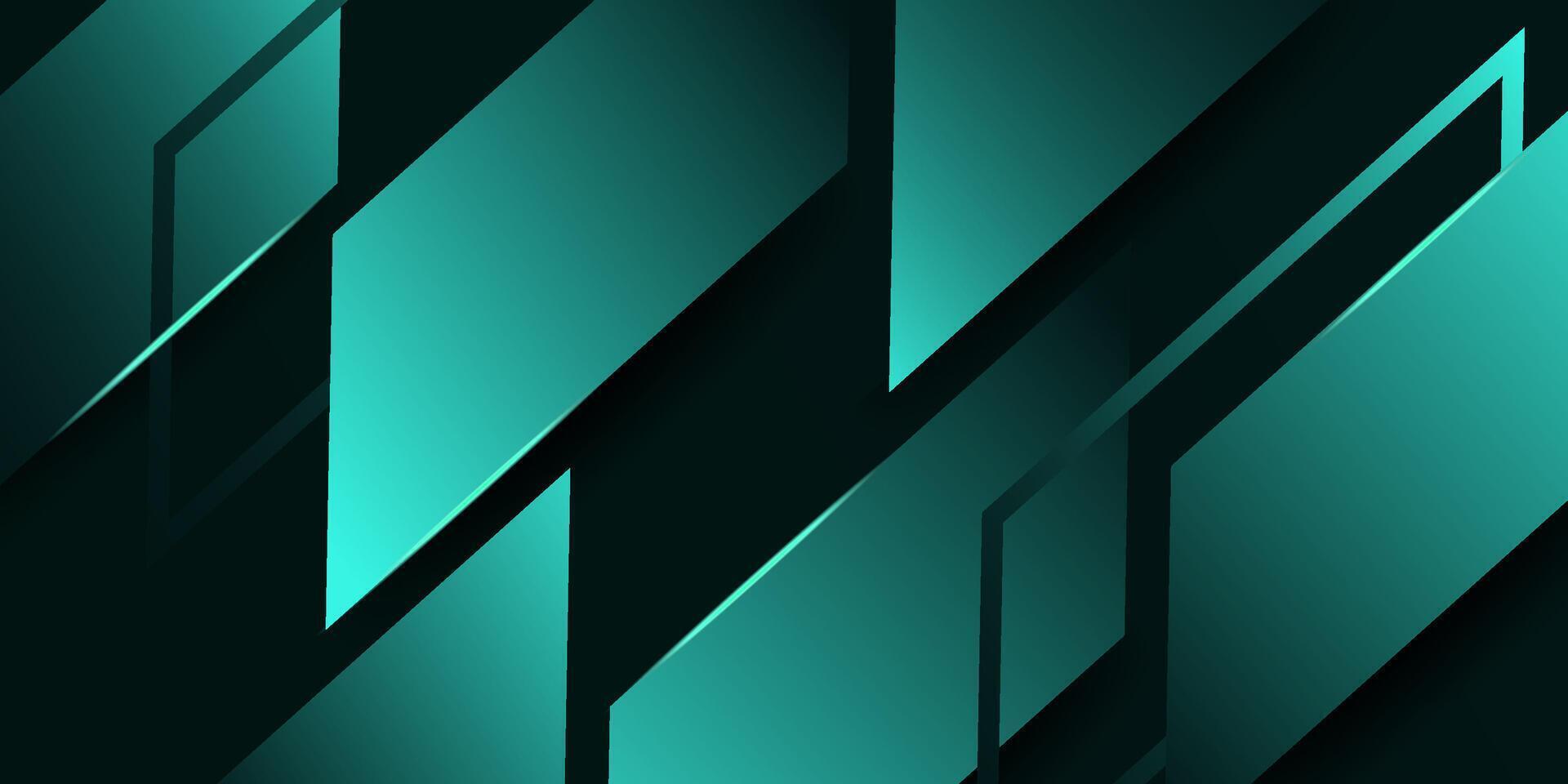 Abstract luxury green background with diagonal arrow-shaped pattern concept design with light. Cool banner element background. Eps10 vector