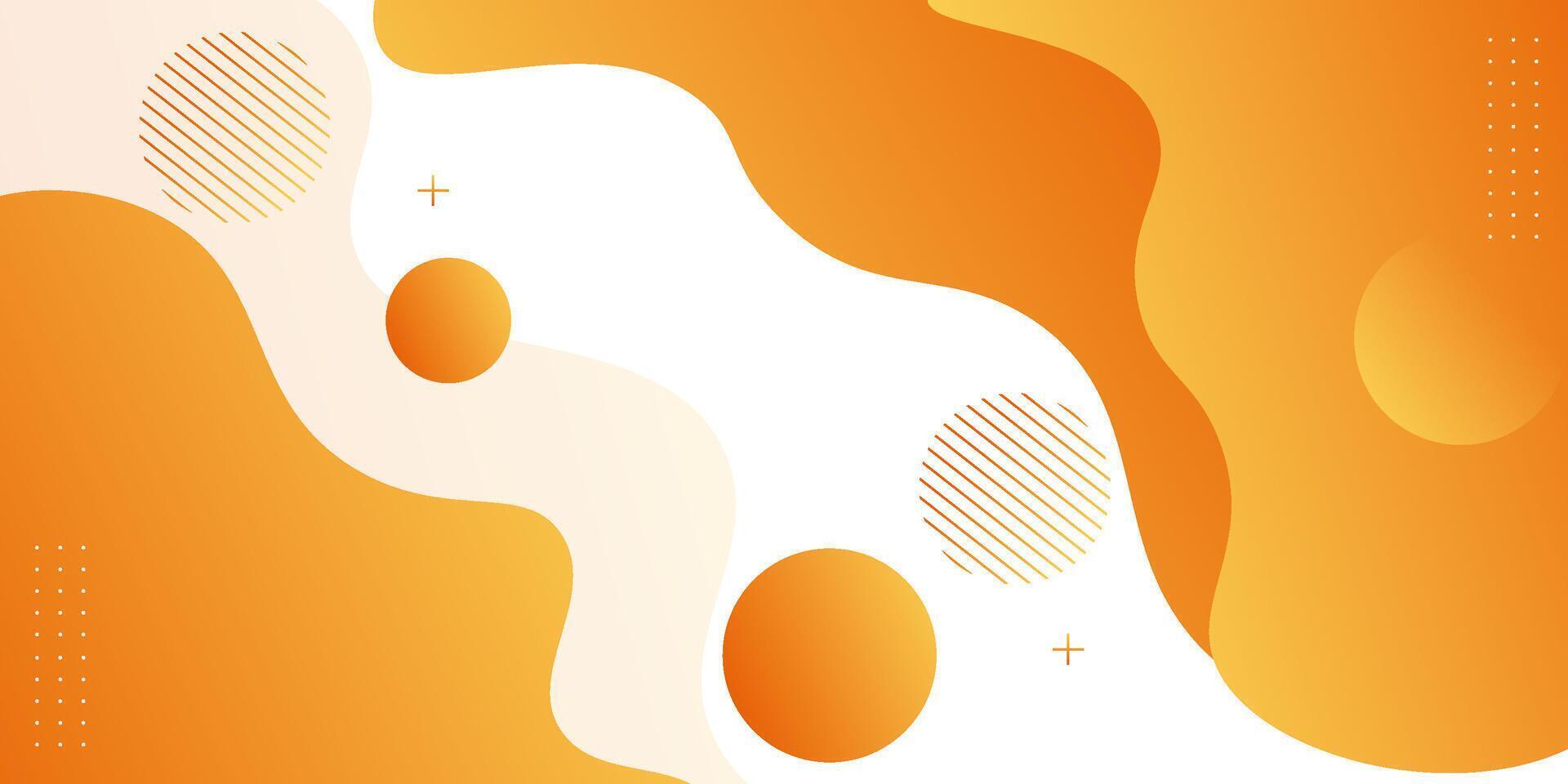 Abstract background with orange color and dynamic shadows on a bright background. eps10 vector