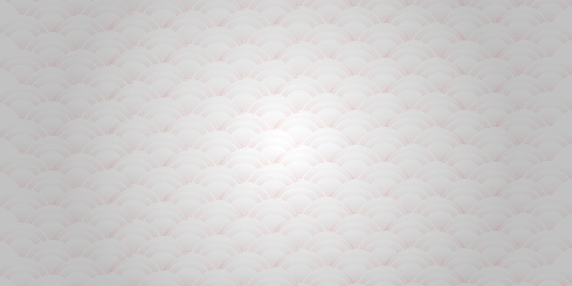 Soft Blush Scallop Pattern Abstract Background vector