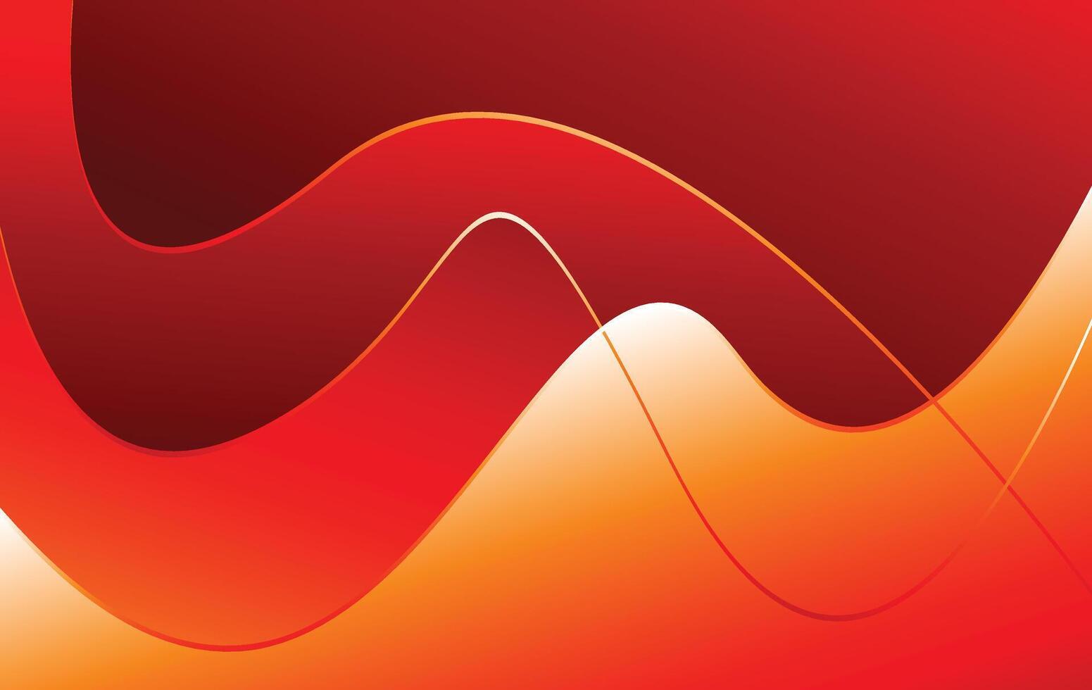 wave flow gradient red modern background design vector