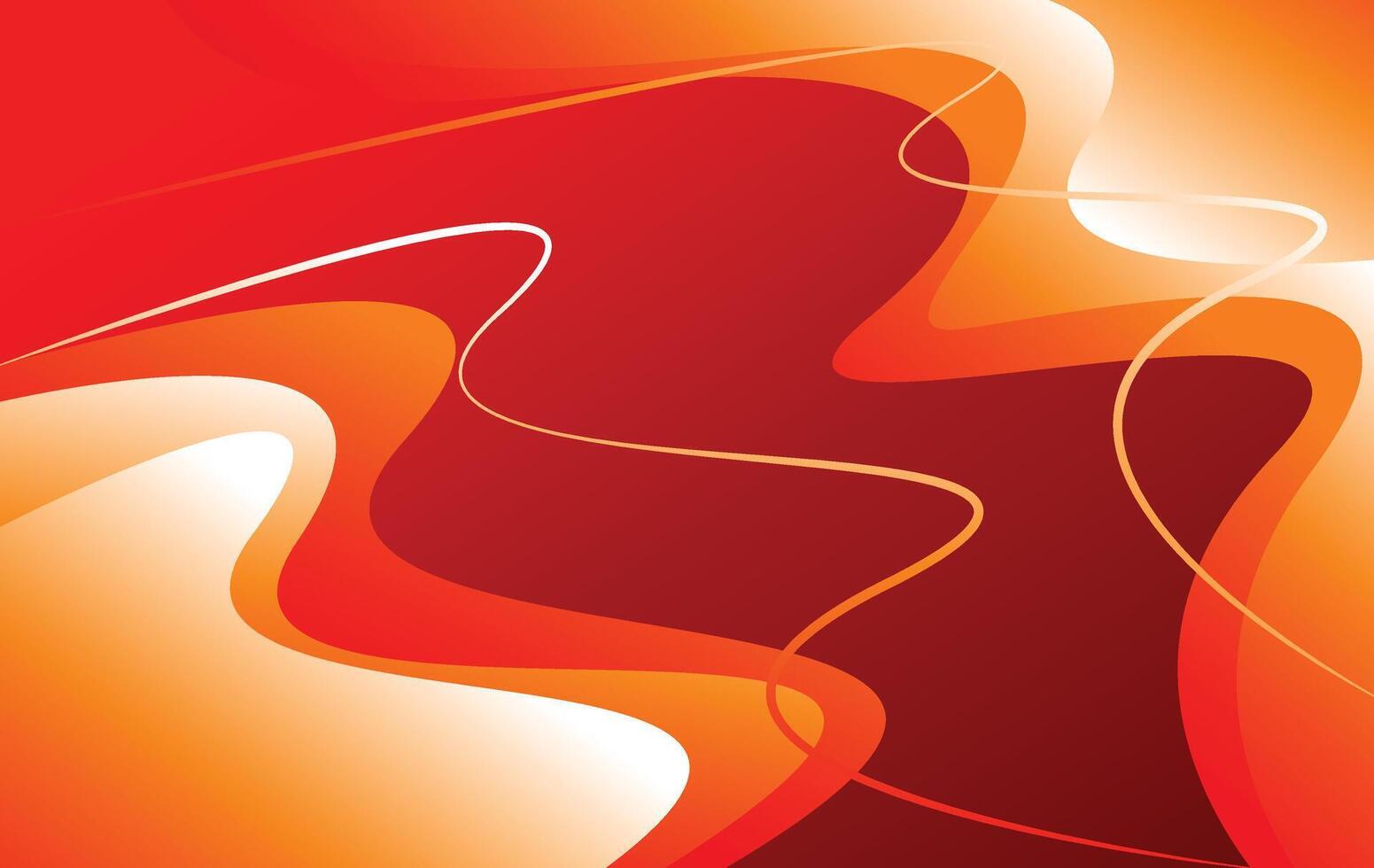 flow gradient red wave modern abstract background design vector