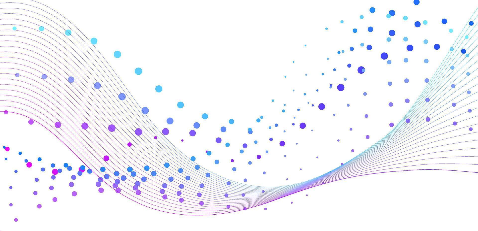 This design features an abstract background that shows a flowing pattern of lines and dots in various shades. The artwork appears dynamic and modern, suitable for digital projects vector