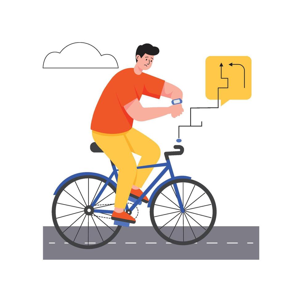 Smart Payment with QR Code Flat Illustration EPS 10 File vector