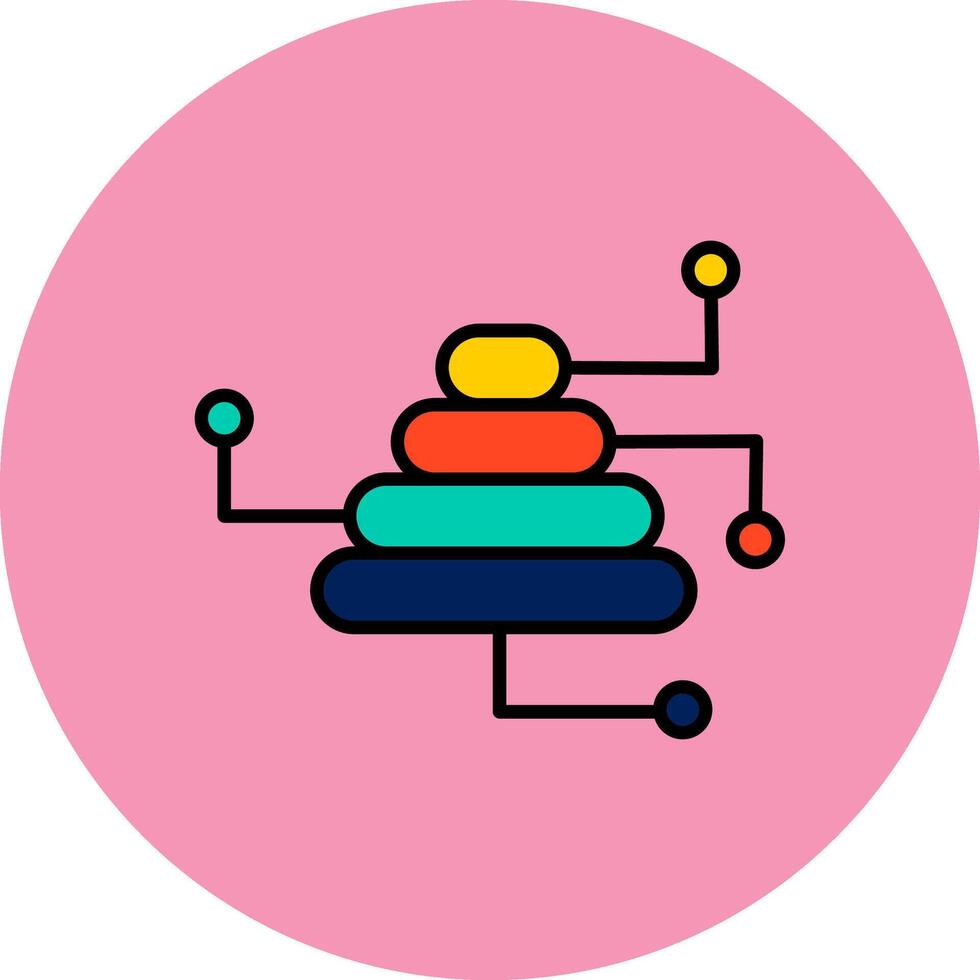 Infographic Elements Muted Color Texture vector